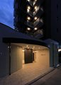0004-玄関廻り（夕景）